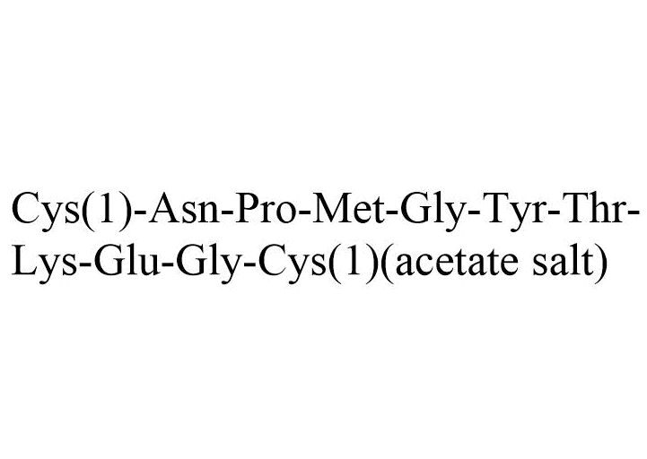 Cyclotraxin B acetate Structure